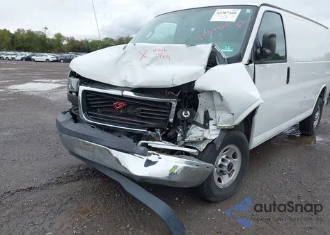 2017 GMC Savana 2500 Work Van z USA, uszkodzony, nr VIN 1GTW7AFF8H1906121